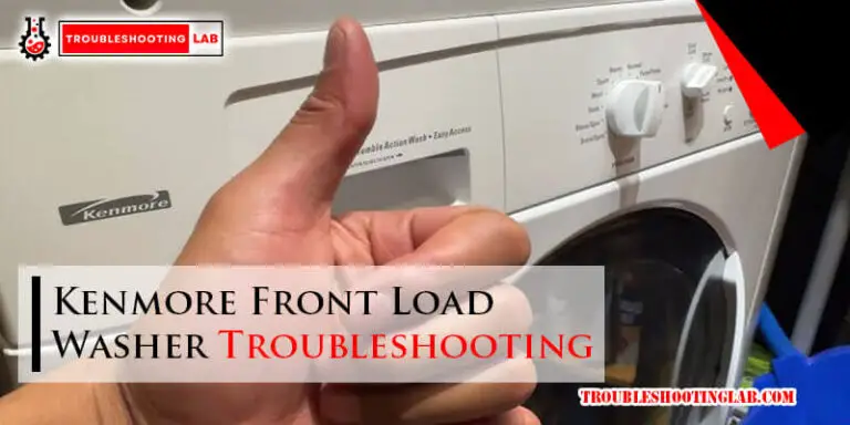 Kenmore Front Load Washer Troubleshooting-Fi