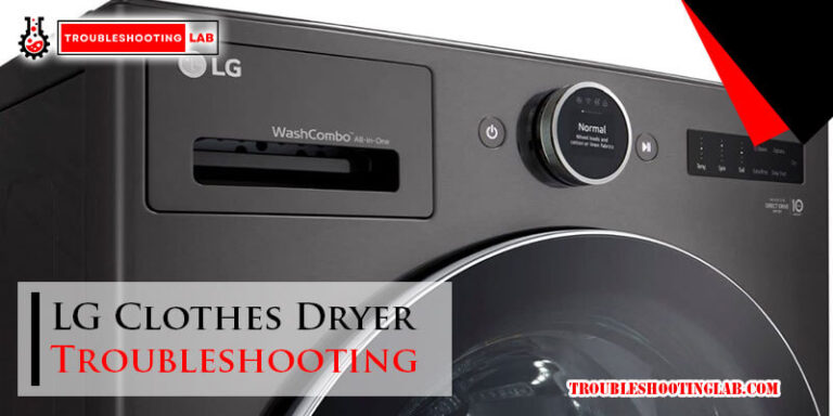 LG Clothes Dryer Troubleshooting-Fi