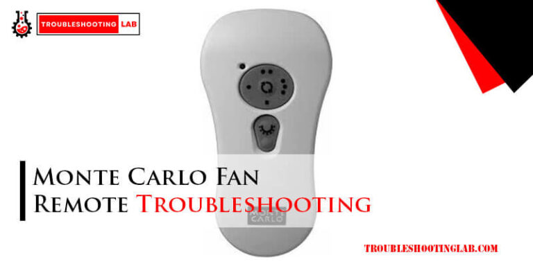 Monte Carlo Fan Remote Troubleshooting-Fi