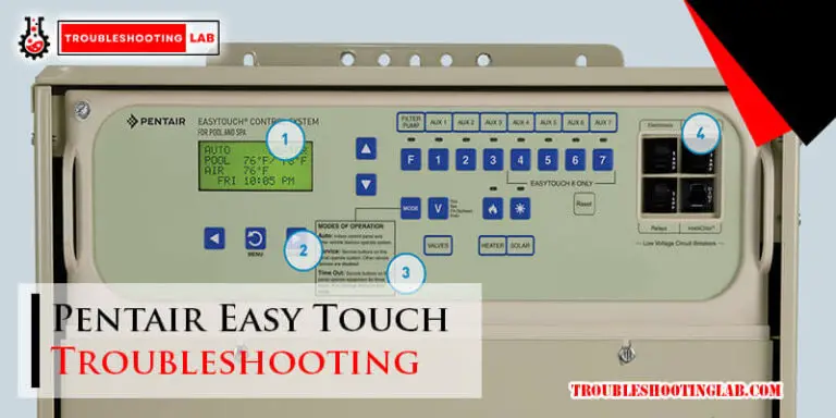 Pentair Easy Touch Troubleshooting-Fi