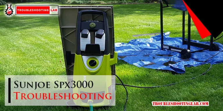 Sunjoe Spx3000 Troubleshooting-Fi