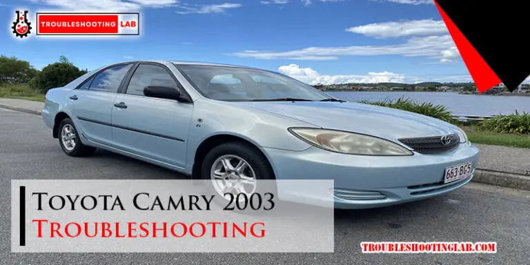 Toyota Camry 2003 Troubleshooting-Fi