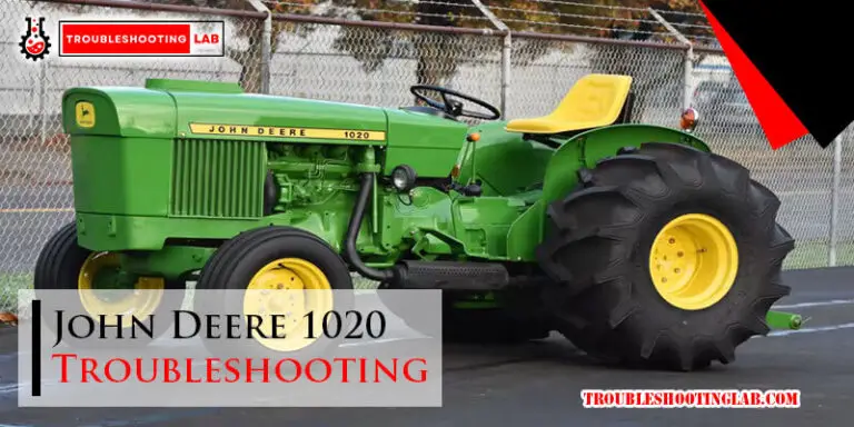 John Deere 1020 Troubleshooting-Fi