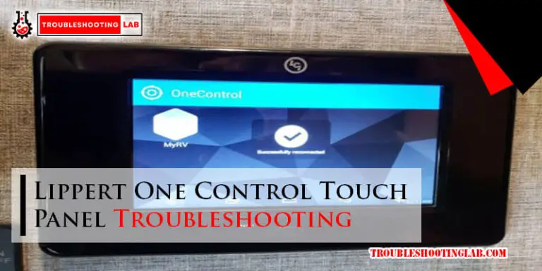 Lippert One Control Touch Panel Troubleshooting-Fi