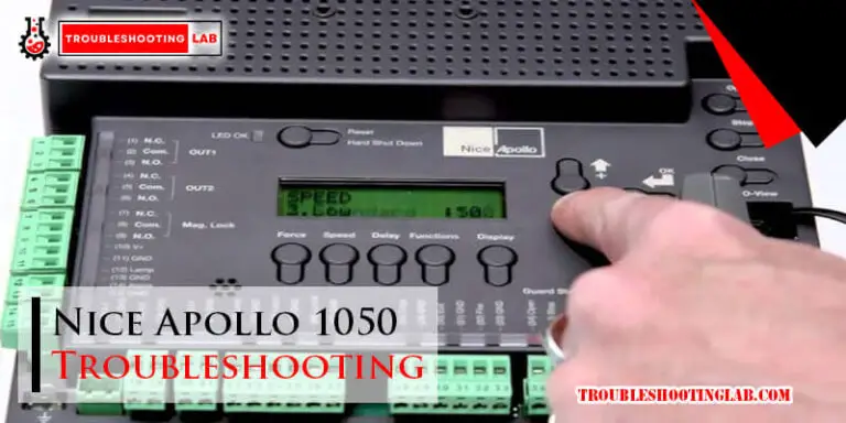Nice Apollo 1050 Troubleshooting-Fi