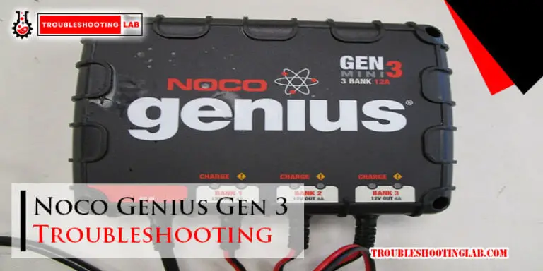 Noco Genius Gen 3 Troubleshooting-Fi