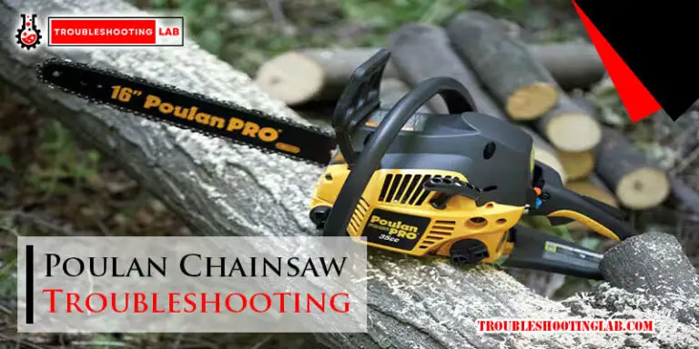 Poulan Chainsaw Troubleshooting-Fi