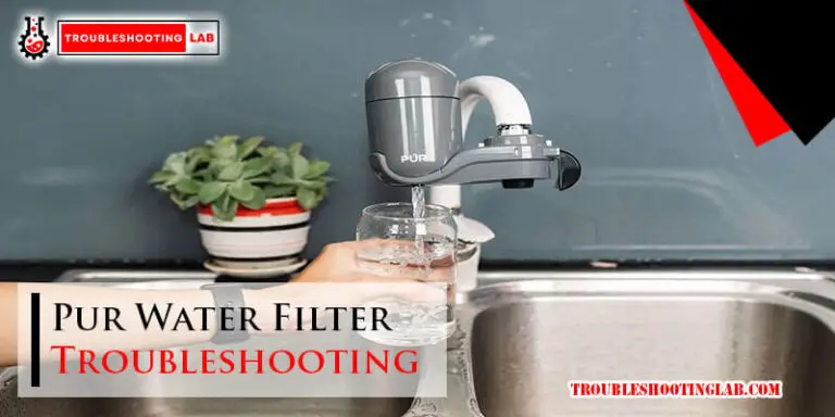 Pur Water Filter Troubleshooting-Fi