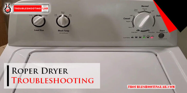 Roper Dryer Troubleshooting-Fi