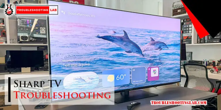 Sharp TV Troubleshooting-Fi