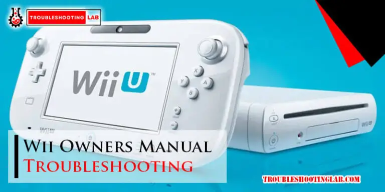 Wii Owners Manual Troubleshooting-Fi