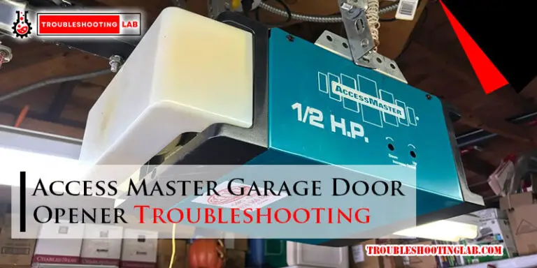 Access Master Garage Door Opener Troubleshooting-Fi