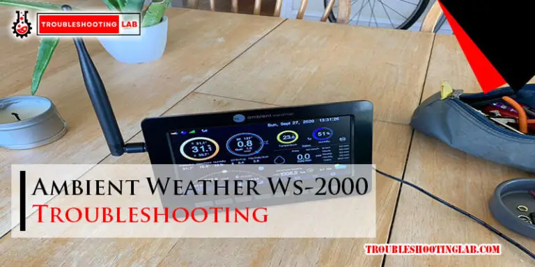 Ambient Weather Ws-2000 Troubleshooting-Fi
