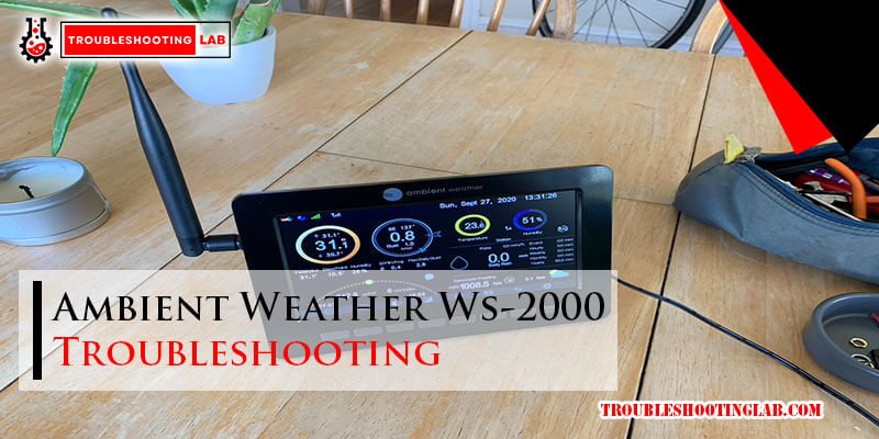 Ambient Weather WS 2000 Manual
