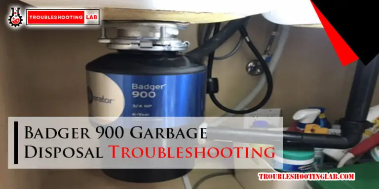 Badger 900 Garbage Disposal Troubleshooting-Fi