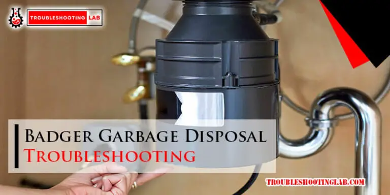 Badger Garbage Disposal Troubleshooting-Fi