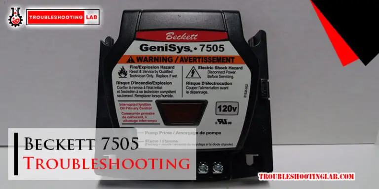 Beckett 7505 Troubleshooting-Fi