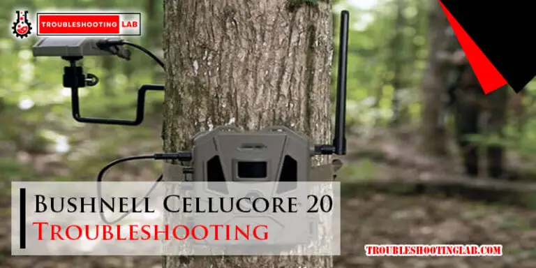 Bushnell Cellucore 20 Troubleshooting-Fi
