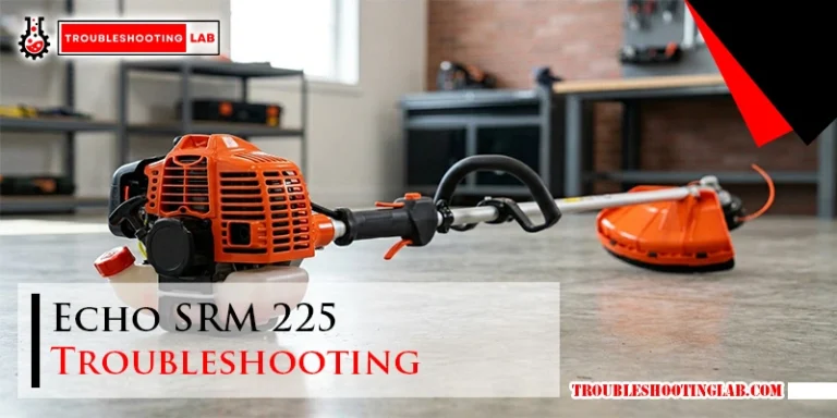 Echo SRM 225 Troubleshooting