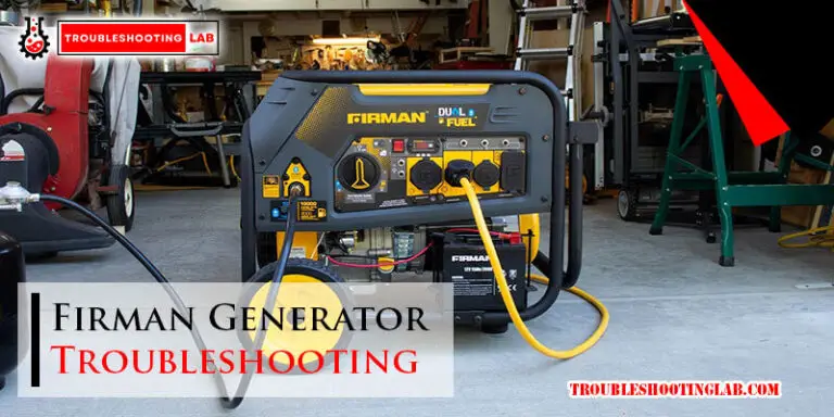 Firman Generator Troubleshooting-Fi