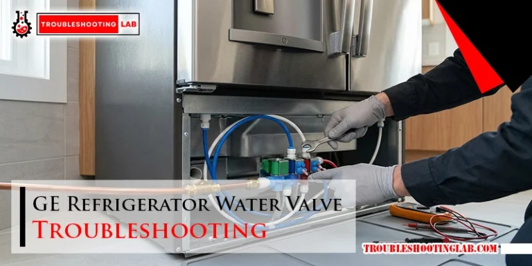 GE Refrigerator Water Valve Troubleshooting