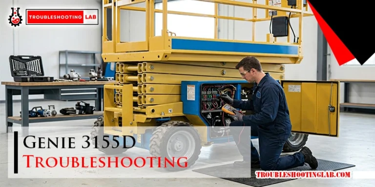 Genie 3155D Troubleshooting
