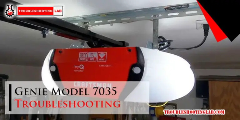 Genie Model 7035 Troubleshooting-Fi