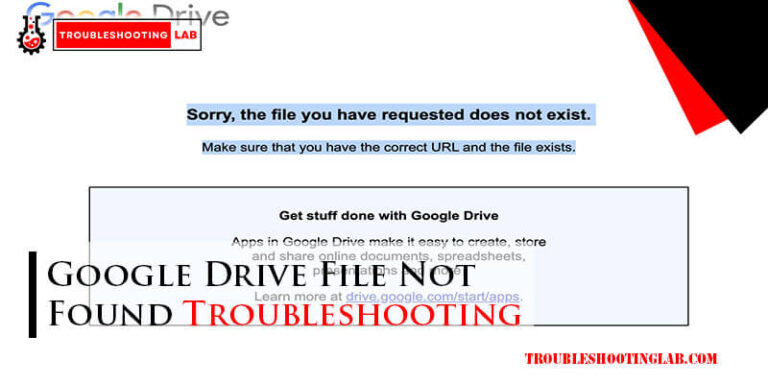 Google Drive File Not Found Troubleshooting-Fi