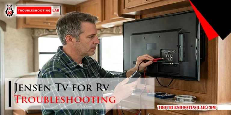 Jensen Tv for Rv Troubleshooting