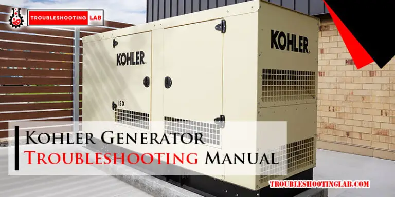 Kohler Generator Troubleshooting Manual-Fi