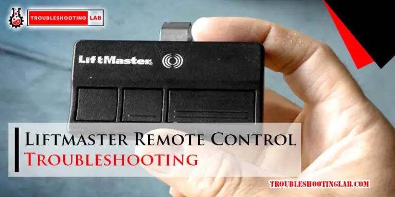 Liftmaster Remote Control Troubleshooting-Fi