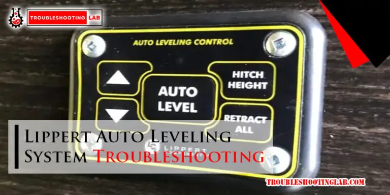 Lippert Auto Leveling System Troubleshooting-Fi