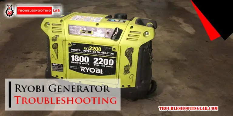Ryobi Generator Troubleshooting-Fi
