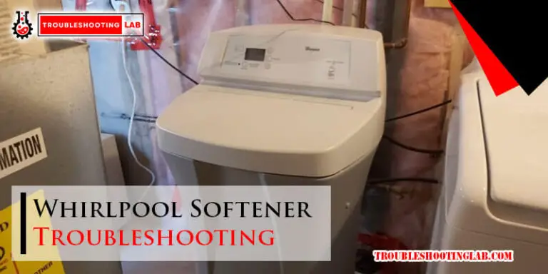 Whirlpool Softener Troubleshooting-Fi