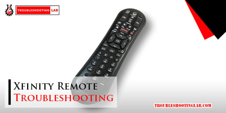 Xfinity Remote Troubleshooting-Fi