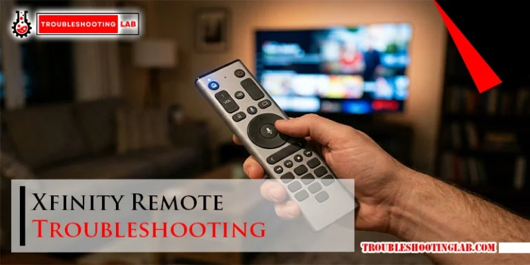 Xfinity Remote Troubleshooting