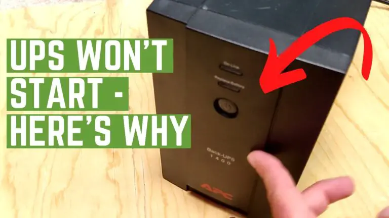 Apc Battery Backup Troubleshooting