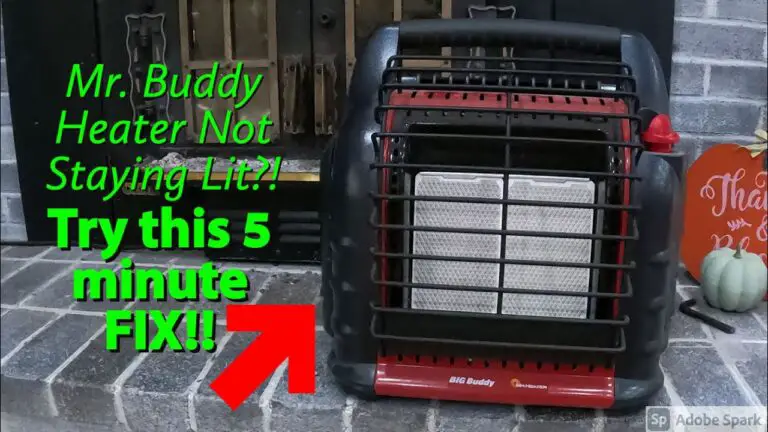 Big Buddy Heater Troubleshooting