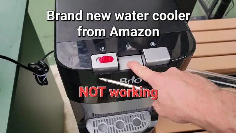 Brio Water Cooler Troubleshooting