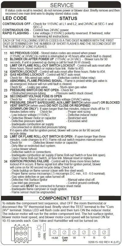 Carrier Furnace 3 Short 2 Long Troubleshooting