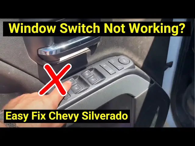Chevy Silverado Power Window Troubleshooting