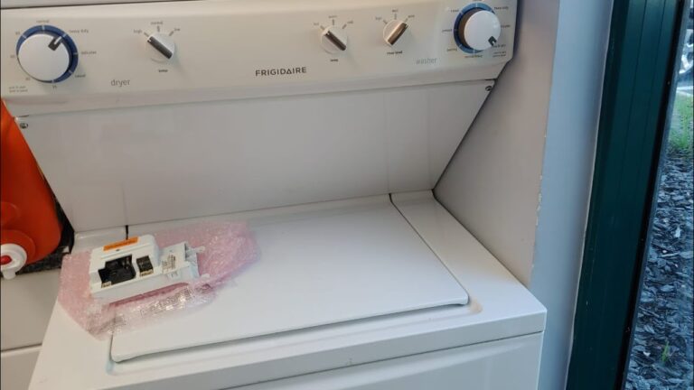 Frigidaire Stackable Washer Dryer Troubleshooting