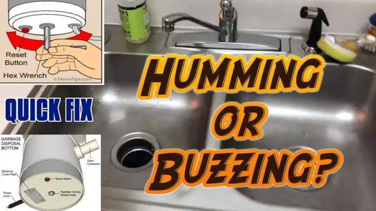 Garbage Disposal Troubleshooting Humming
