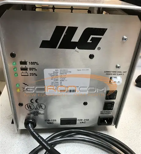 Jlg Battery Charger Troubleshooting