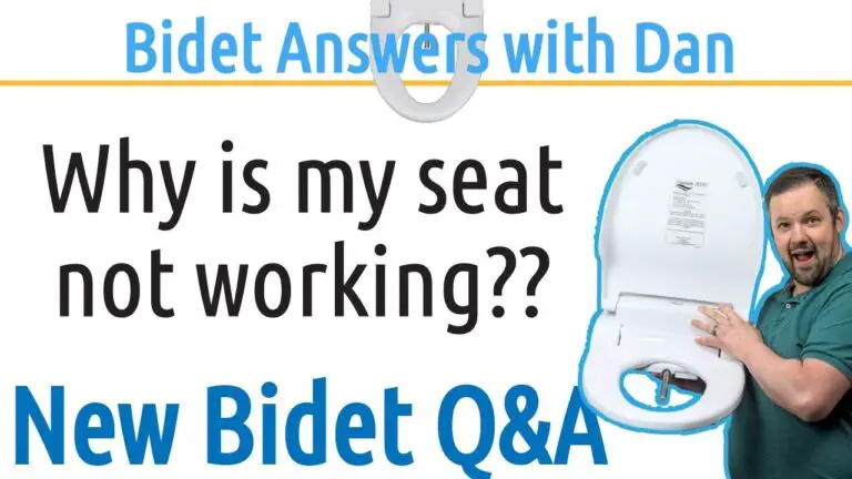Kohler Bidet Toilet Seat Troubleshooting