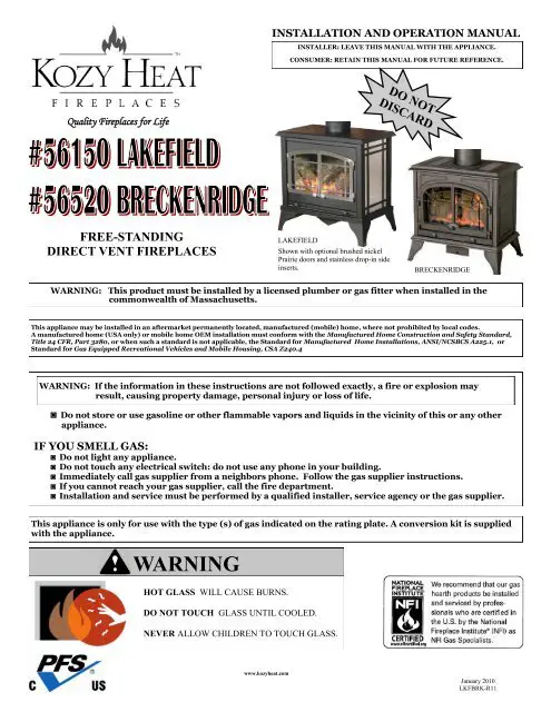 Kozy Heat Fireplace Troubleshooting