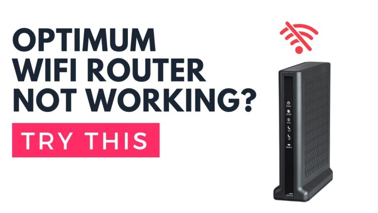 Optimum Wifi Troubleshooting