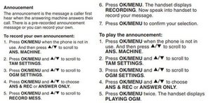Vtech Answering Machine Troubleshooting