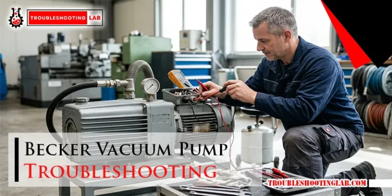 Becker Vacuum Pump Troubleshooting