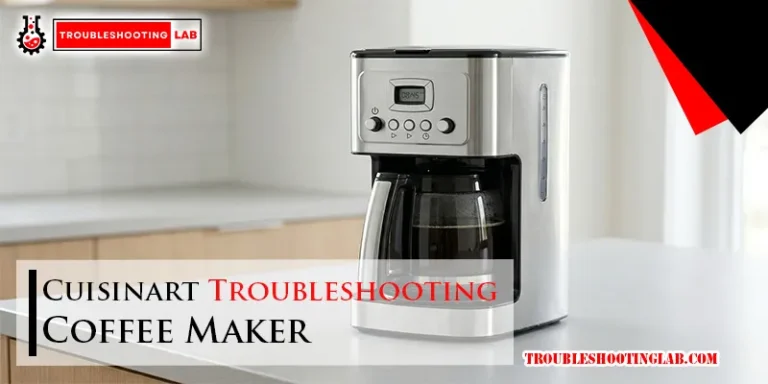 Cuisinart Troubleshooting Coffee Maker